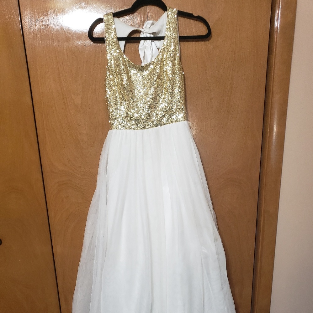 Sequined Prom Dress